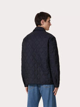 Valentino Garavani Navy Quilted Nylon Shirt Jacket