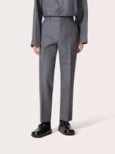 Valentino Garavani Light Grey Linen Trousers