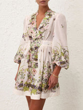 Zimmermann Halliday Plunge Mini Dress