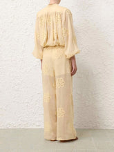 Zimmermann Acadian Sand Embroidered Blouse