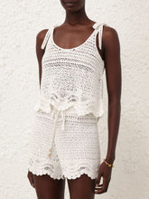 Zimmermann Ivory Lightburst Textured Swing Tank