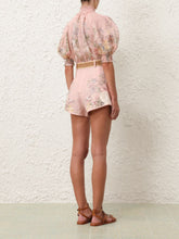 Zimmermann Floral Pink Waverly Shorts