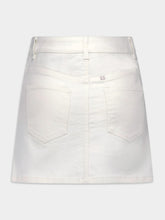 Givenchy A-Line Denim Mini Skirt