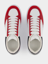 Alexander McQueen Colour-Block Panelled Leather Sneakers