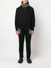 Alexander McQueen Contrasting-Hood Half-Zip Sweatshirt
