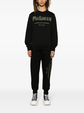 McQueen Graffiti-Print Cotton Track Pants