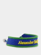 Alexander McQueen Logo-Embroidered Bracelet