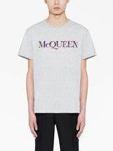 Alexander McQueen Logo-Embroidered Cotton T-Shirt