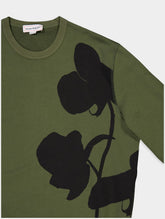 McQueen Orchid Print Crew Sweatshirt