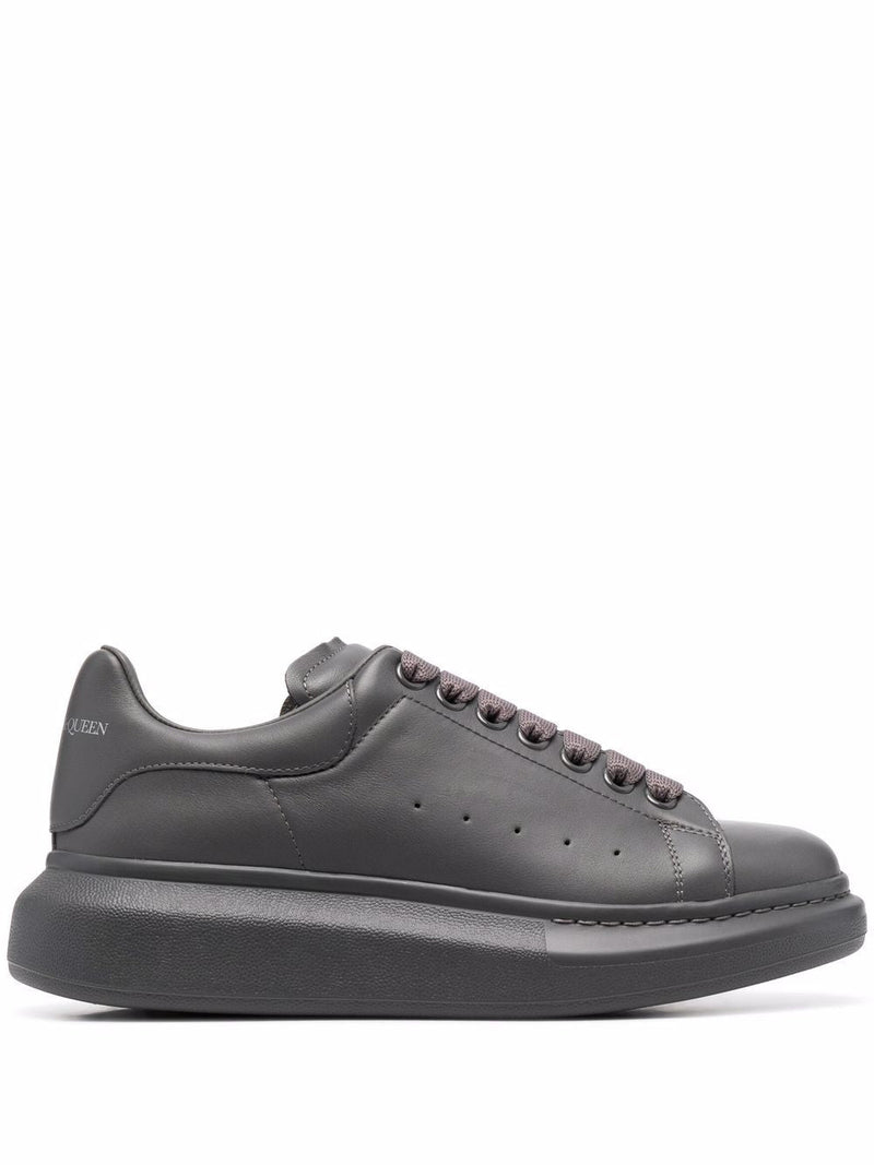 Alexander Mcqueen Oversized Larry Sneakers Dark Grey Fashion Clinic