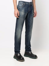 McQueen Blue Washed Straight Jeans