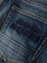 McQueen Blue Washed Straight Jeans