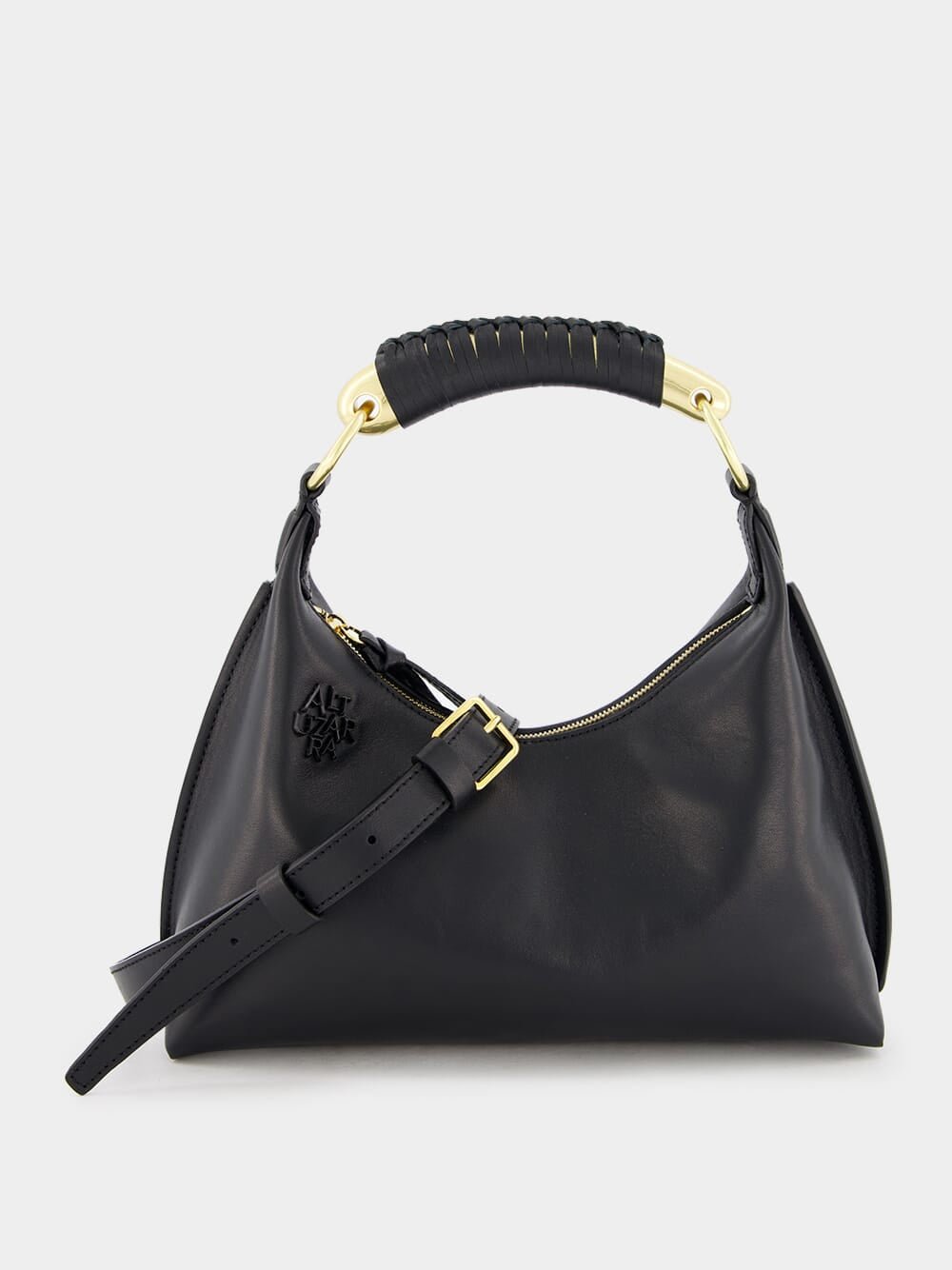 AltuzarraAthena Small Black Leather Bag at Fashion Clinic