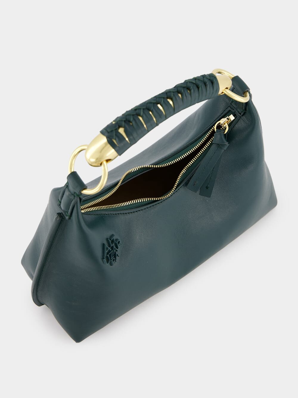 AltuzarraAthena Small Green Leather Bag at Fashion Clinic