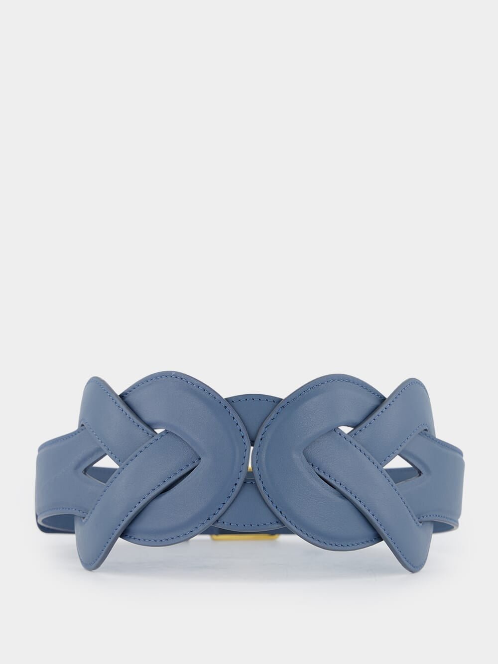 AltuzarraBlue Loopy Belt Calf Leather at Fashion Clinic