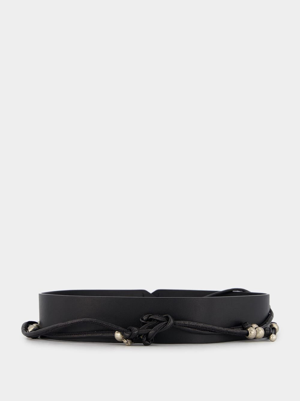 AltuzarraEmbellished Tie Leather Belt at Fashion Clinic