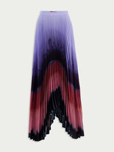 Altuzarra Lemnos Tie-Dye Pleated Maxi Skirt