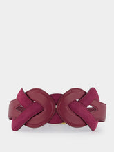 Altuzarra Red Loopy Belt Calf Leather