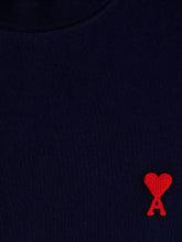 Ami Paris Ami De Coeur Navy T-Shirt