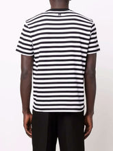 Ami Paris Ami de Coeur Striped T-Shirt