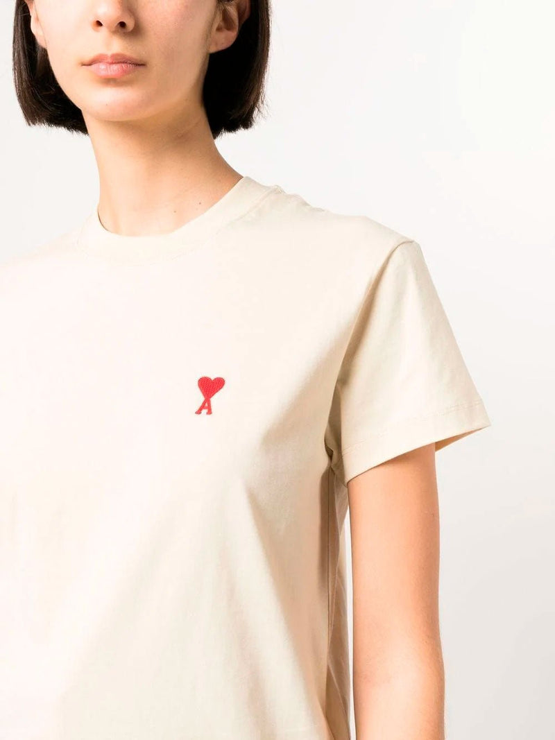 Ami de Coeur embroidered logo T-shirt, Ami, Shop Men's Designer Ami