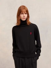 Ami Paris Ami De Coeur Turtleneck Wool Sweater