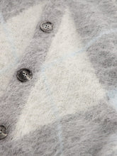 Ami Paris Argyle Brushed Cardigan