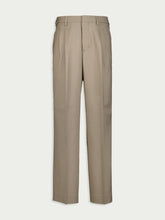 Ami Paris Box-Pleat Wool Tailored Trousers