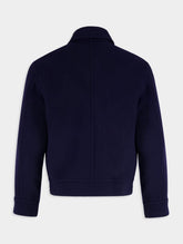 Ami Paris Boxy Fit Wool Coat