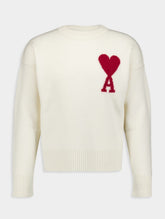 Ami Paris Intarsia-Knit Wool Jumper