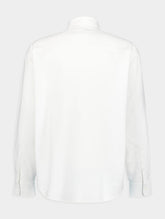 Ami Paris Logo-Embroidered Poplin Cotton Shirt