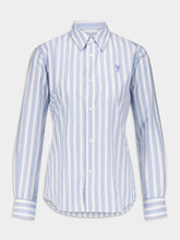 Ami Paris Long-Sleeve Striped Cotton Shirt