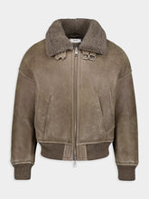 Ami Paris Zip-Up Leather Jacket