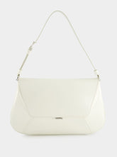 Amina Muaddi Almond Calf Ami Shoulder Bag