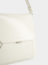 Amina Muaddi Almond Calf Ami Shoulder Bag