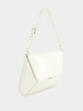 Amina Muaddi Almond Calf Ami Shoulder Bag