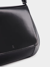 Amina Muaddi Black Calf Ami Shoulder Bag