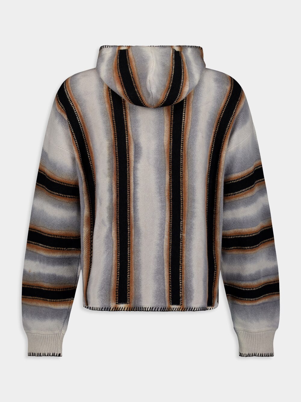 AmiriBaja Stripe-Pattern Hoodie at Fashion Clinic