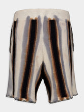Amiri Baja Tie-Dye Knitted Cashmere Shorts