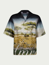 Amiri Cheetah-Print Silk Bowling Shirt