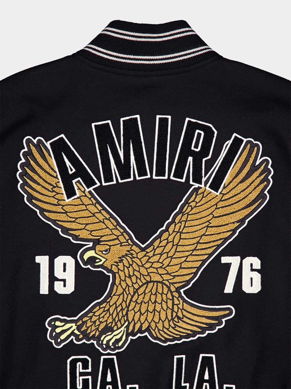 AmiriEagle Varsity Jacket at Fashion Clinic