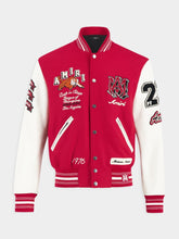Amiri Logo-Patch Varsity Vintage Bomber Jacket