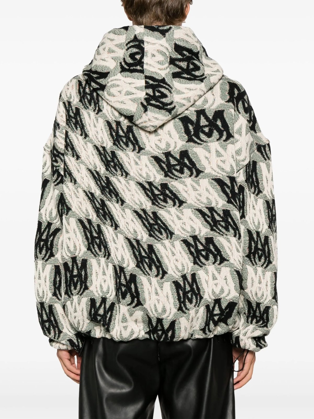 AmiriMonogram Print Puffer Jacket at Fashion Clinic