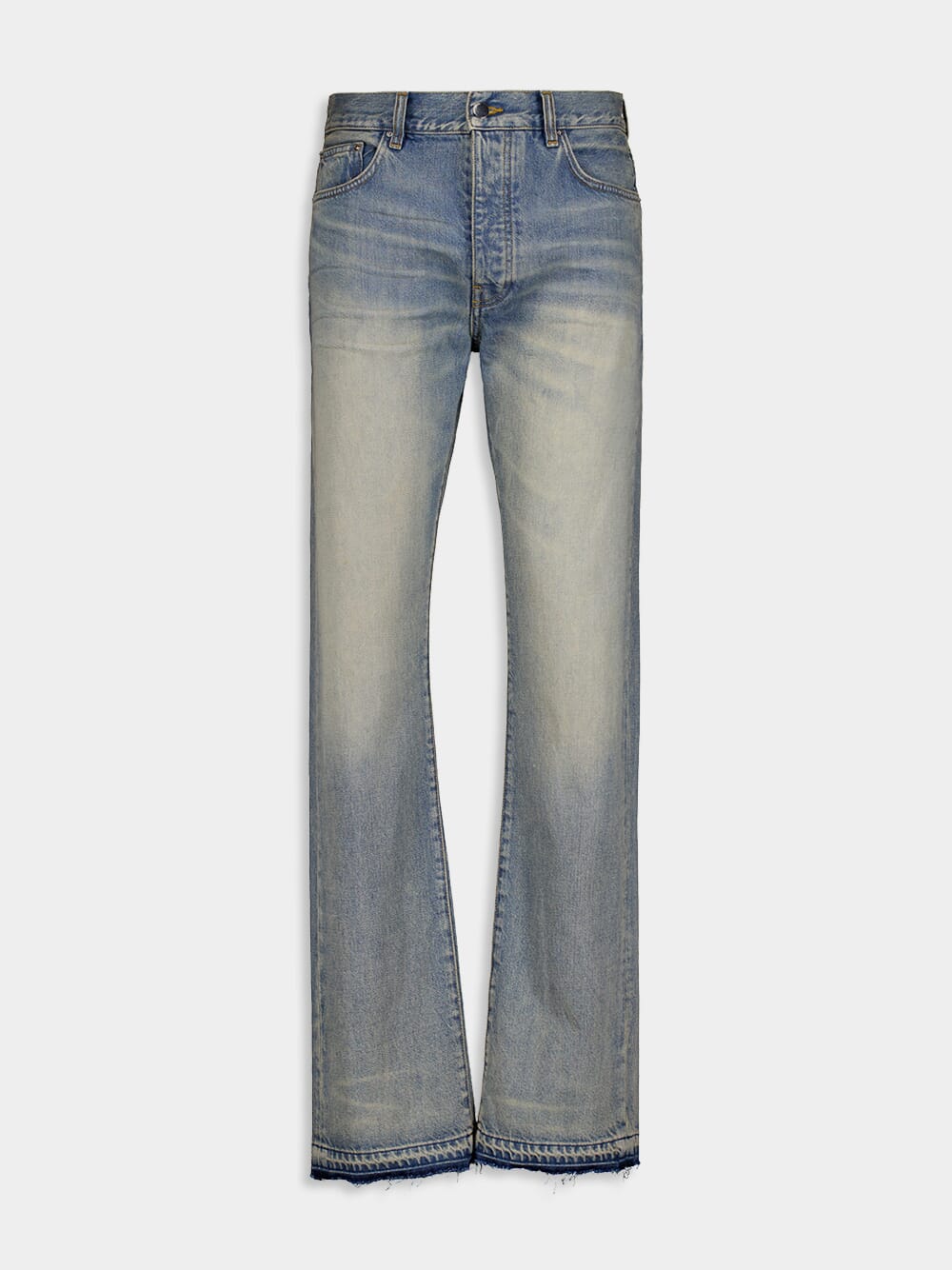 AmiriRelease Hem Straight Jeans at Fashion Clinic