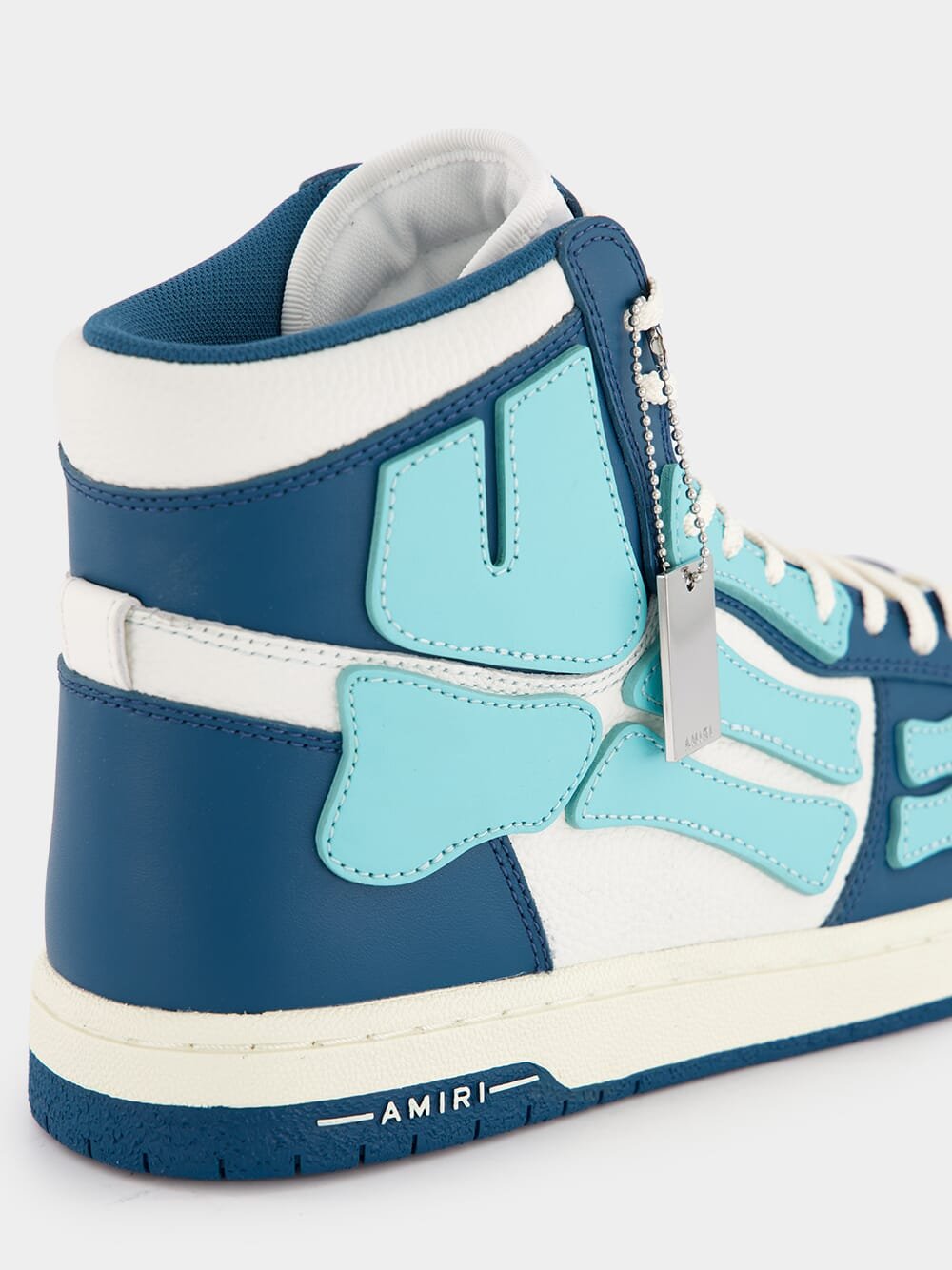 AmiriSkel High-Top Leather Sneakers at Fashion Clinic