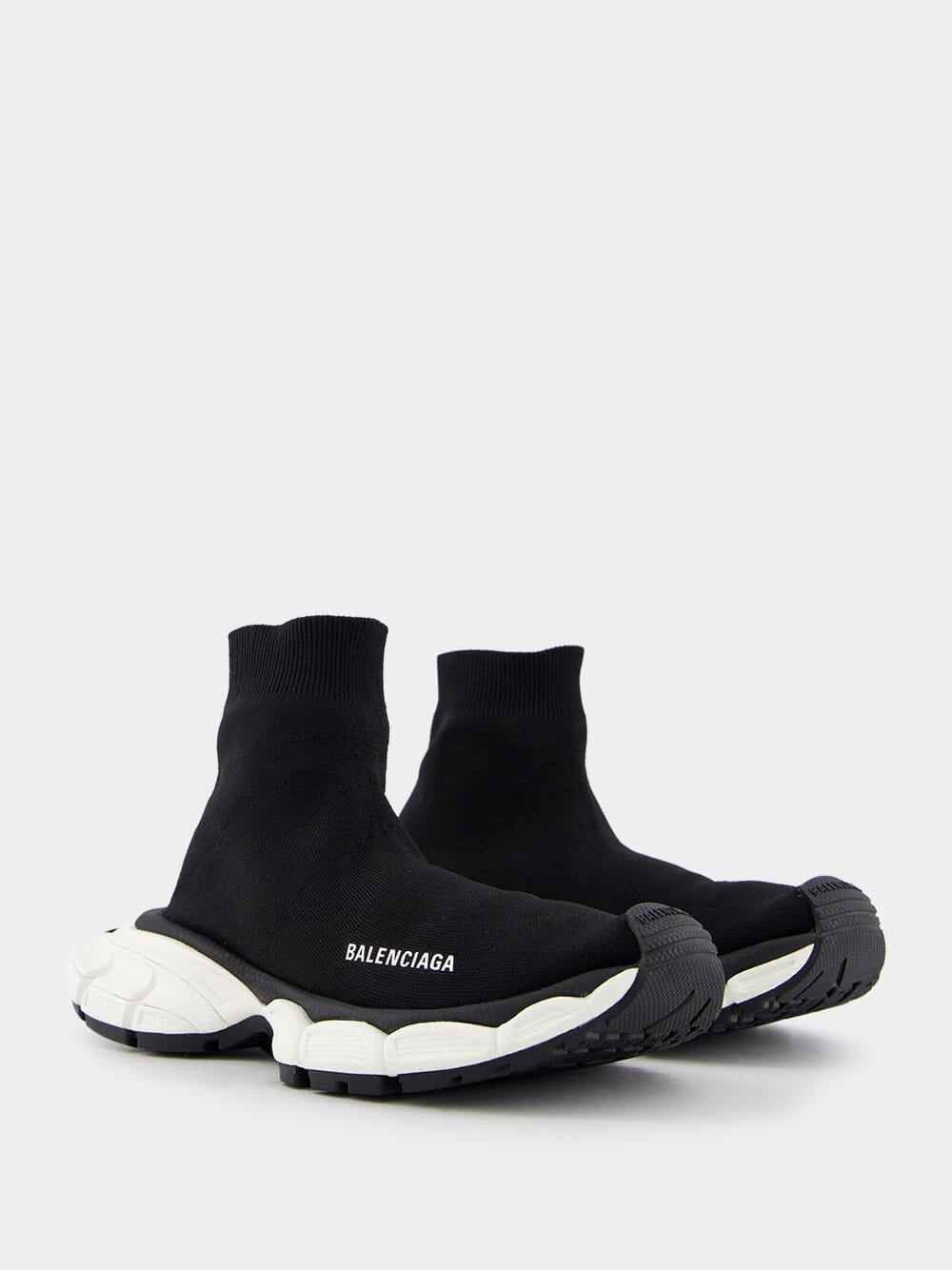 Balenciaga3xl Sock Recycled Knit Black Sneakers at Fashion Clinic