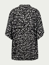 Balenciaga All-Over Logo Printed Buttoned Shirt