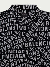 Balenciaga All-Over Logo Printed Buttoned Shirt