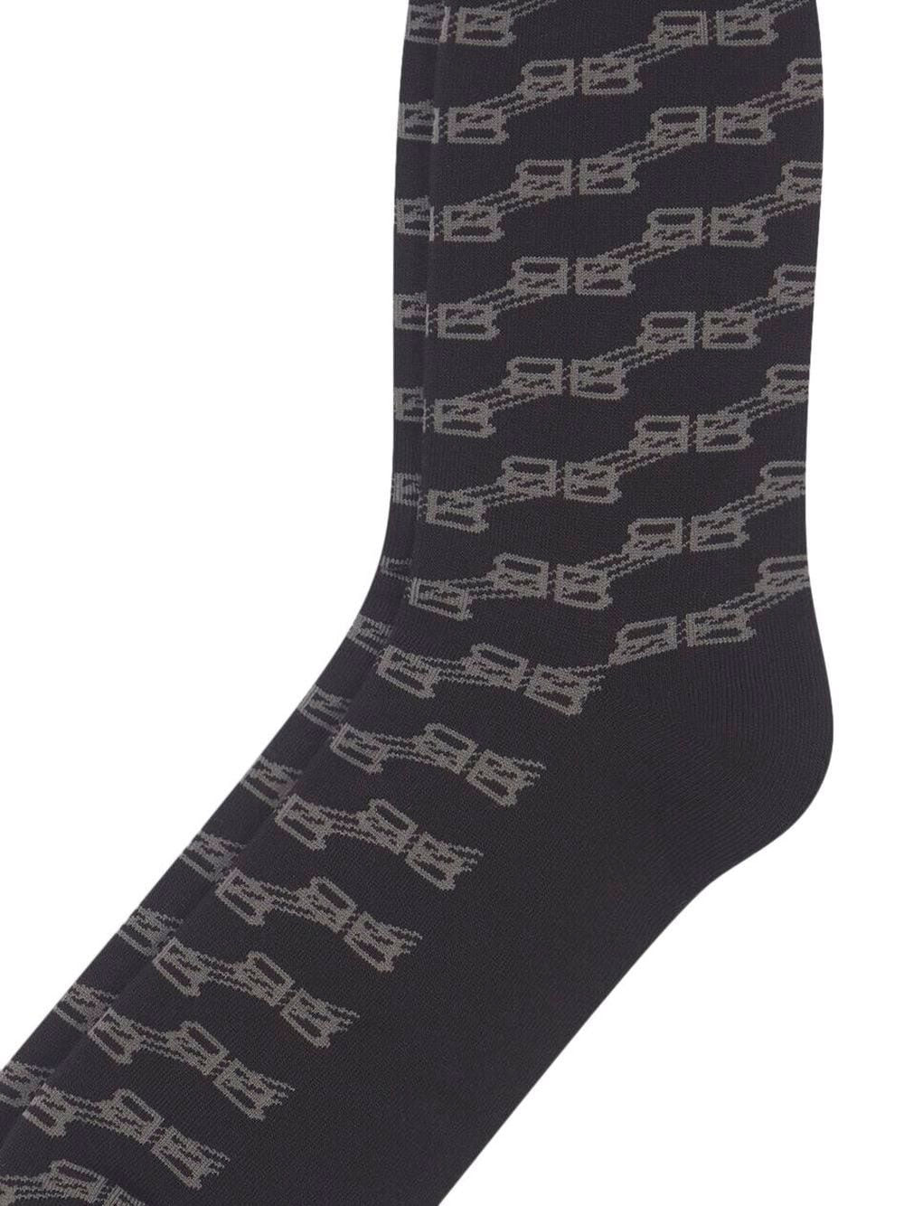 BalenciagaBB Monogram socks at Fashion Clinic