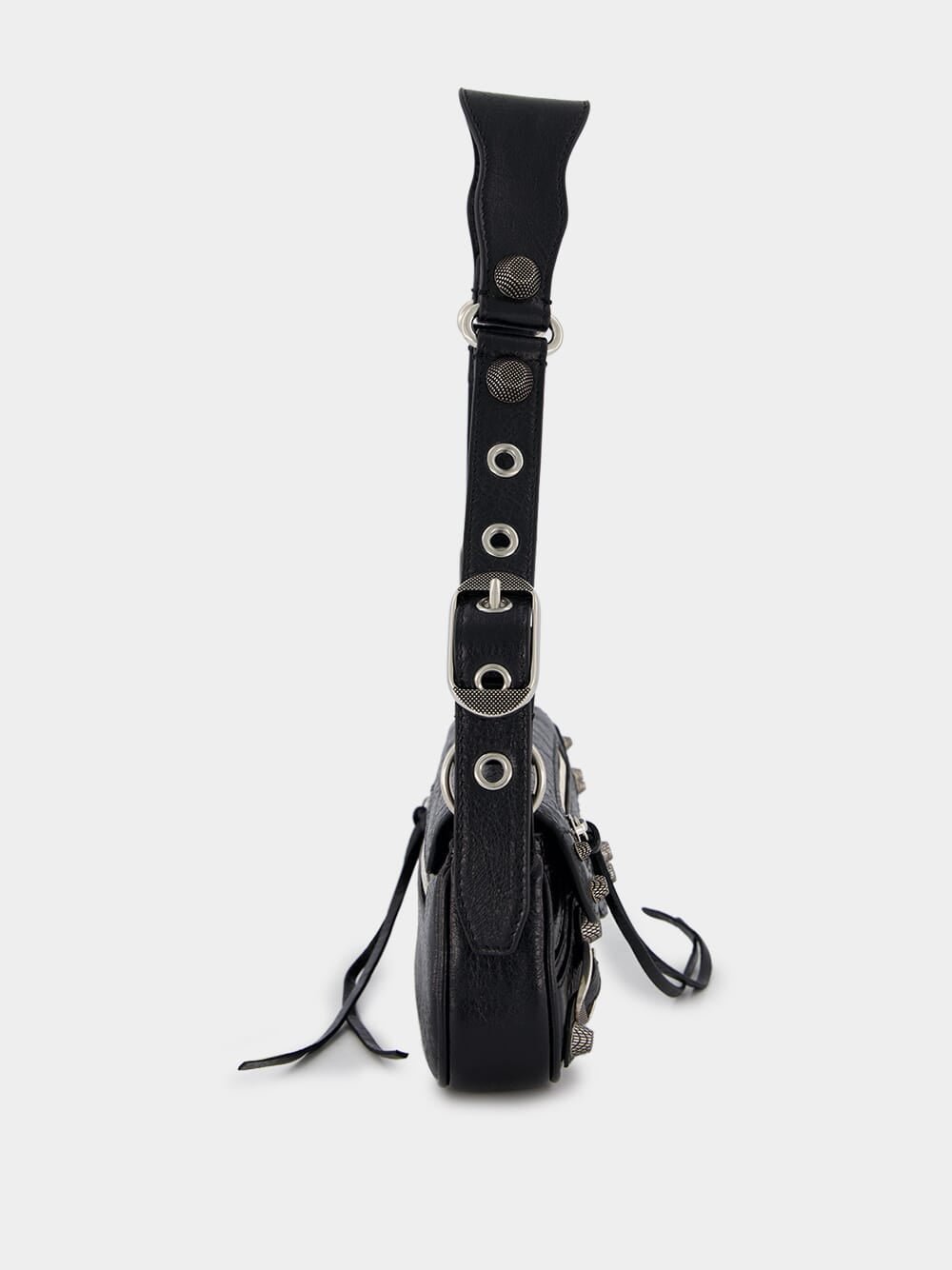 BalenciagaBlack Le Cagole XS Sling Bag at Fashion Clinic